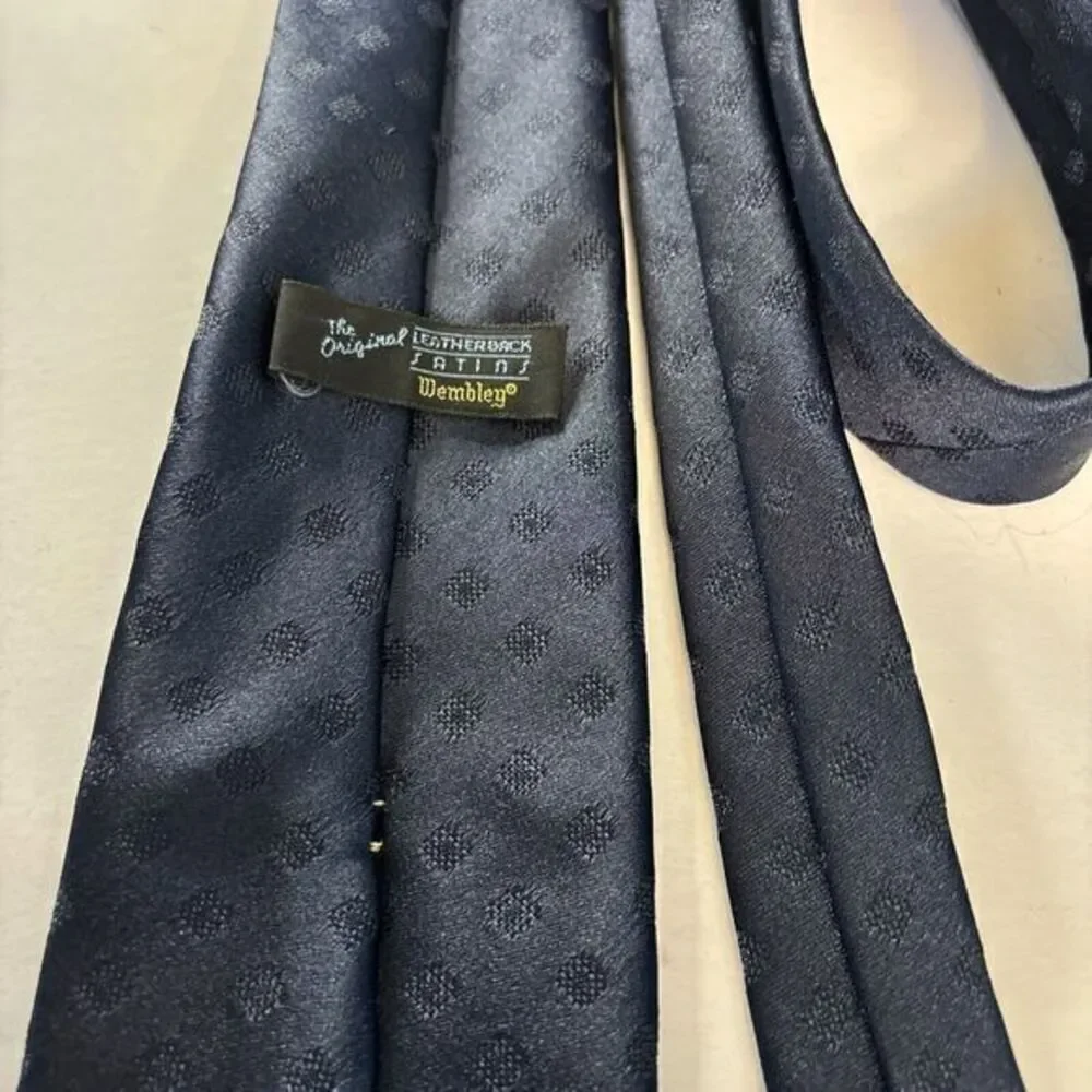 Vintage Wembly Polyester Diamond Print Neck Tie‎